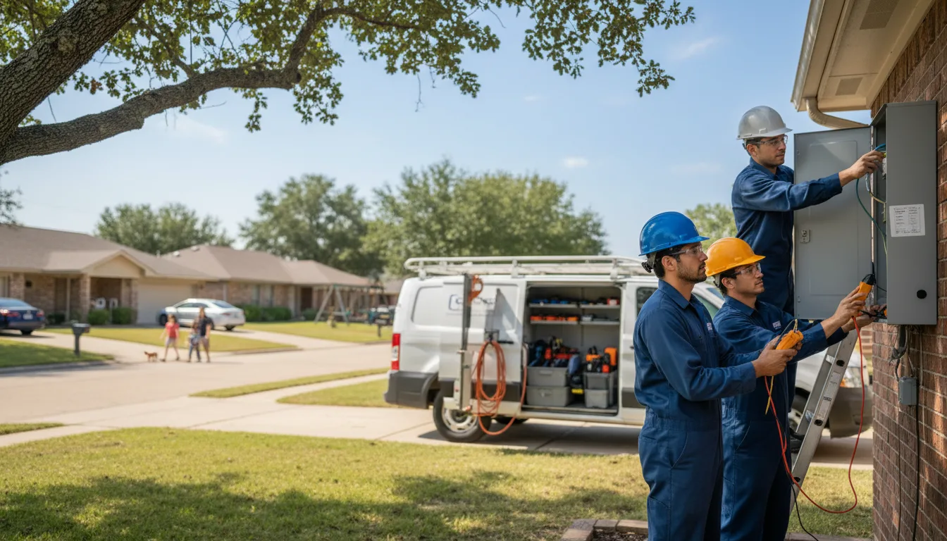Certified electrician providing emergency electrical services in Marquand, MO